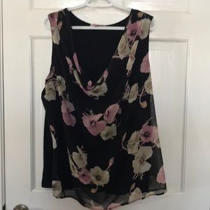 East Adeline (Dia) Lined Sleeveless Blouse 2X